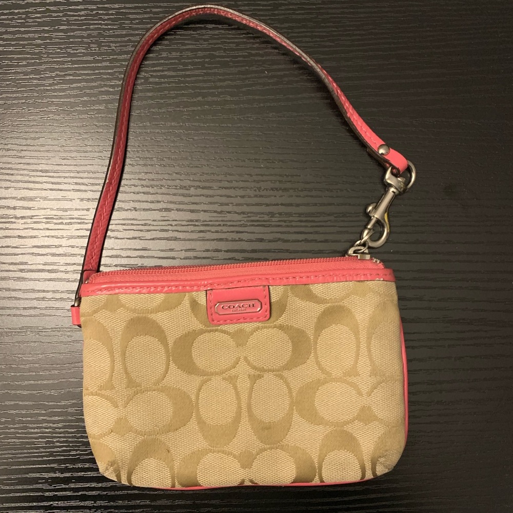 Small Coach Wristlet